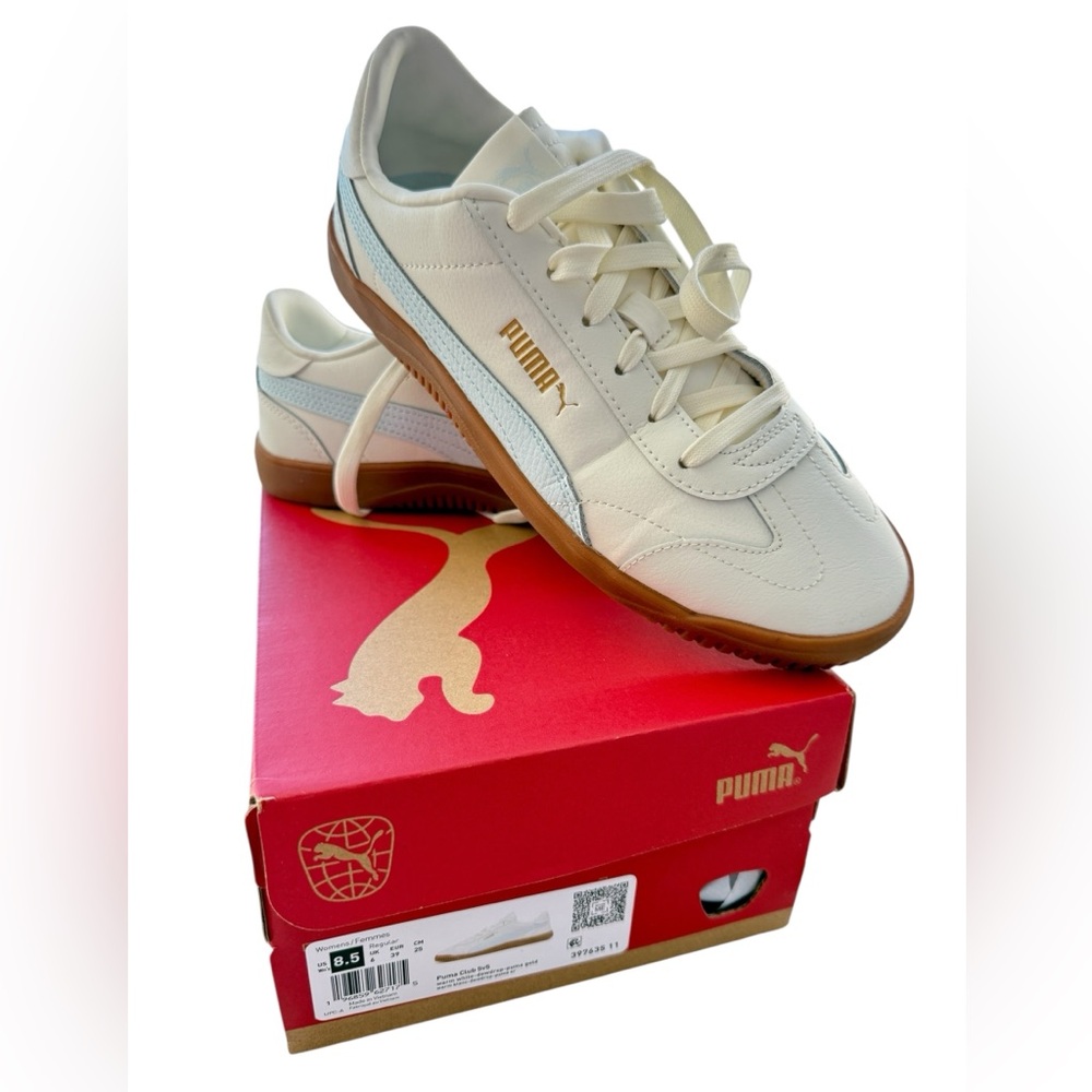 Puma Blue& White Puma Club 5v5 Sneakers 8.5 new in box
